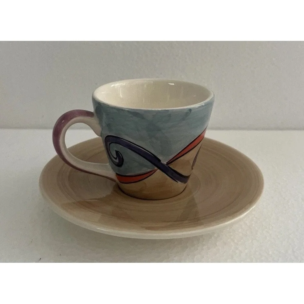 Herman Dodge & Son, Inc Hand Painted Tea Cup‎ & Saucer